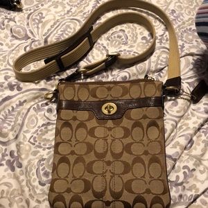 Brown Coach Crossbody